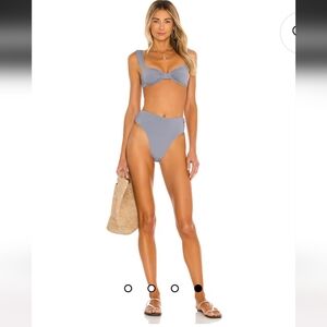 Famke Tularosa bathing suit Ash blue